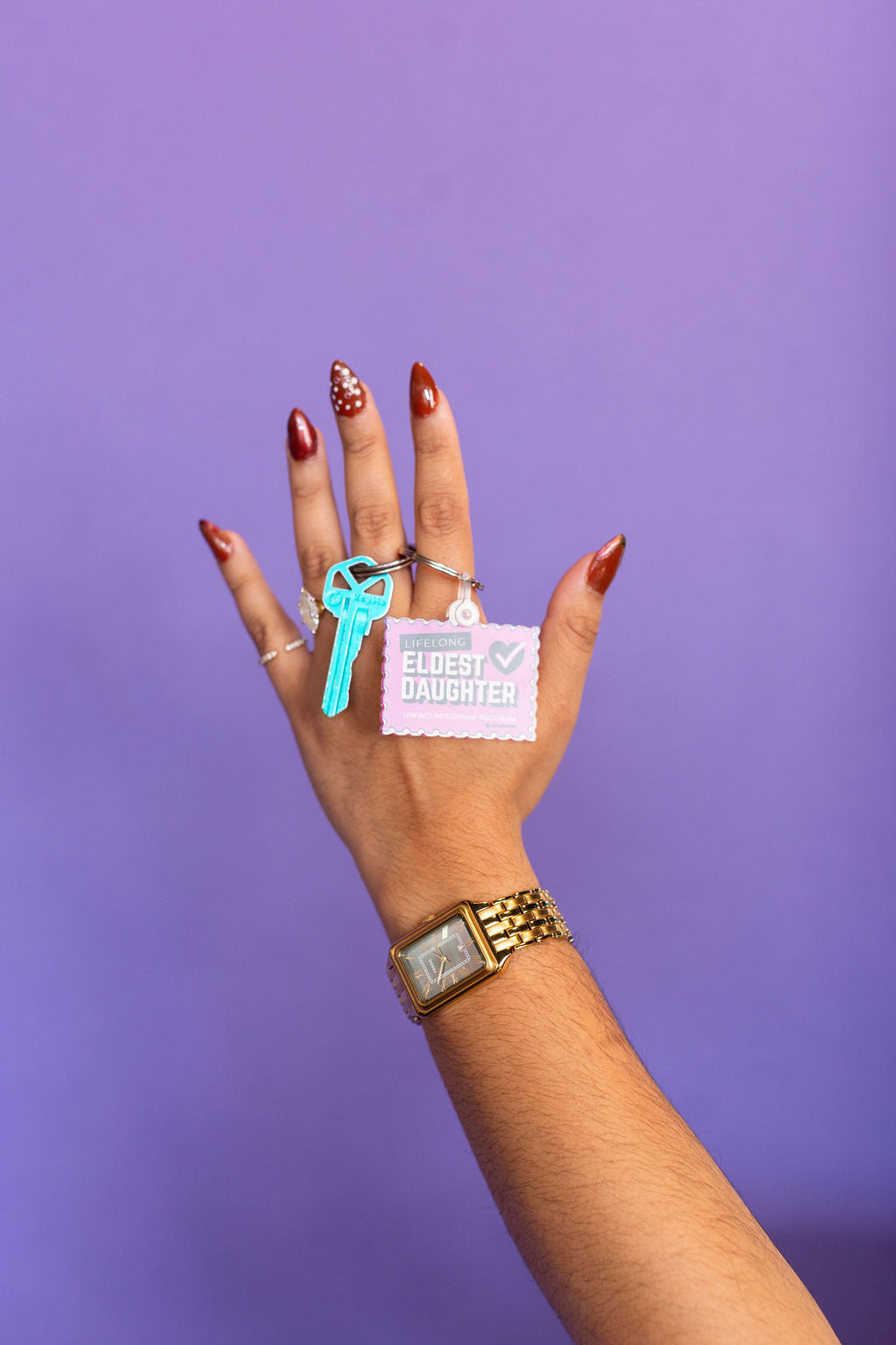 Lifelong Eldest Daughter Keychain