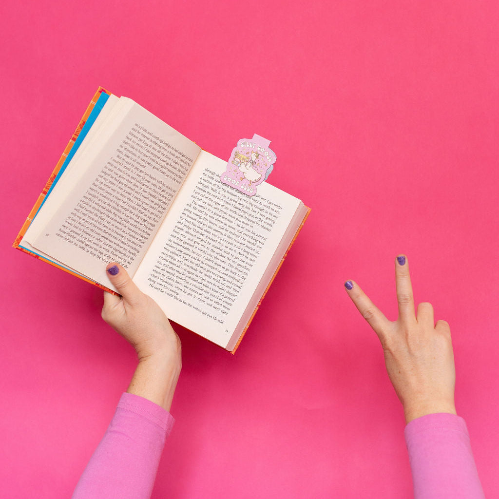 Silly Goose Book Club Magnetic Bookmark