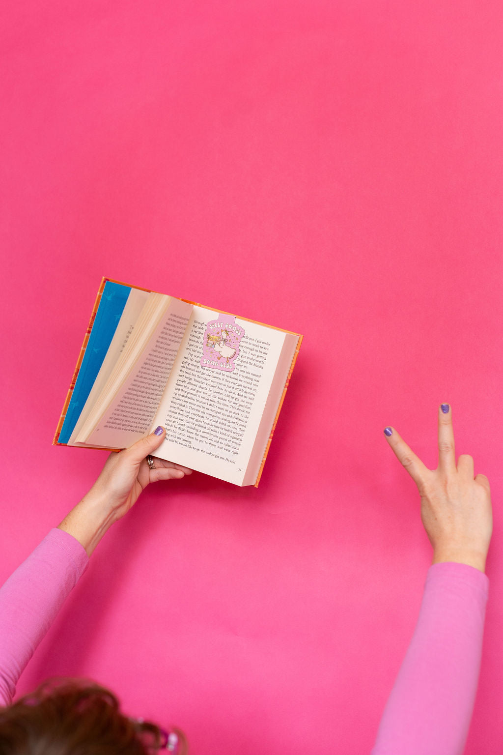Silly Goose Book Club Magnetic Bookmark