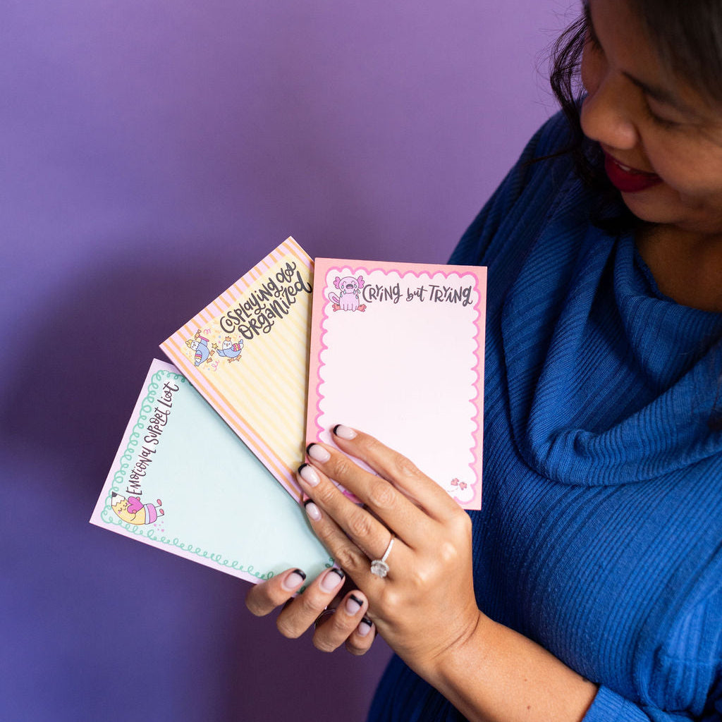 Emotional Support List Notepad