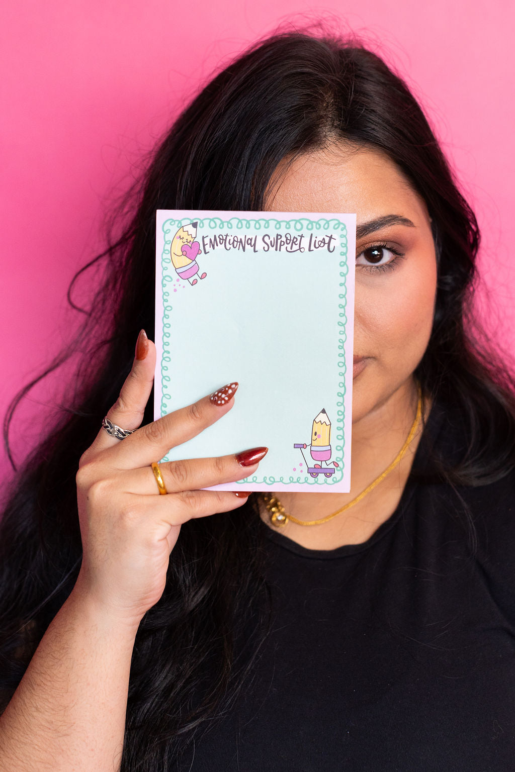 Emotional Support List Notepad