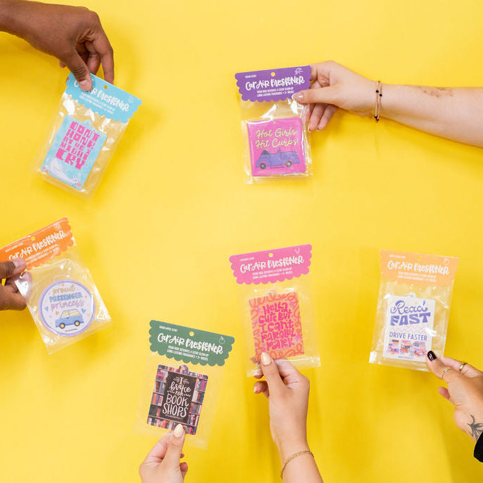 Read Fast, Drive Faster Hanging Air Freshener