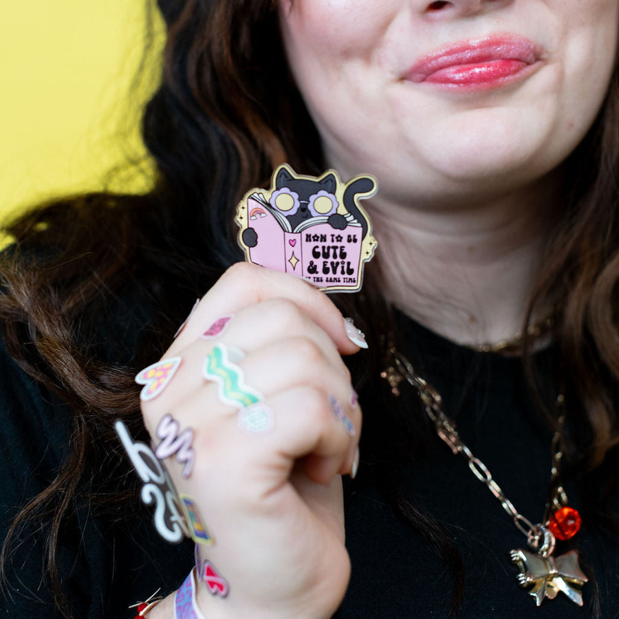 How to Be Cute & Evil at the Same Time Magnet