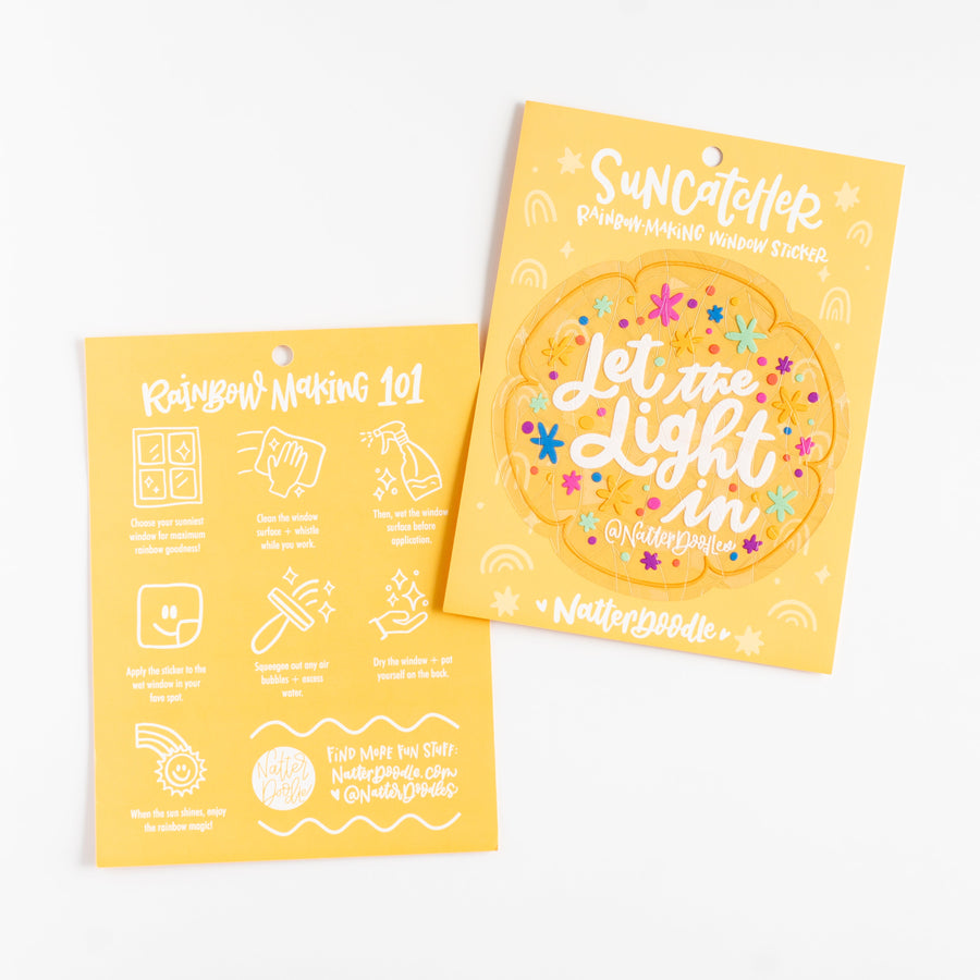 Let the Light In – Prismatic Fun Colorful Rainbow Suncatcher