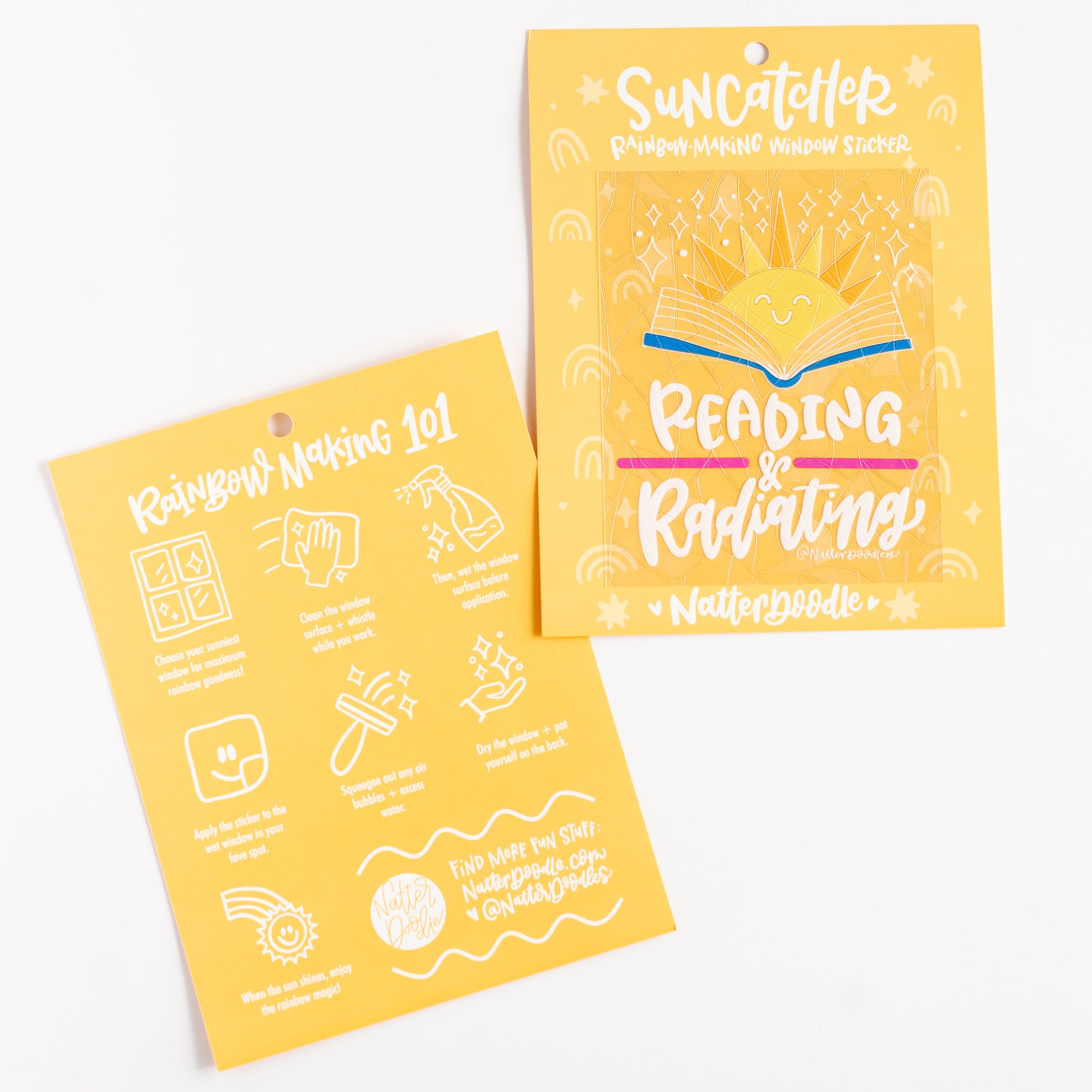 Reading And Radiating Suncatcher