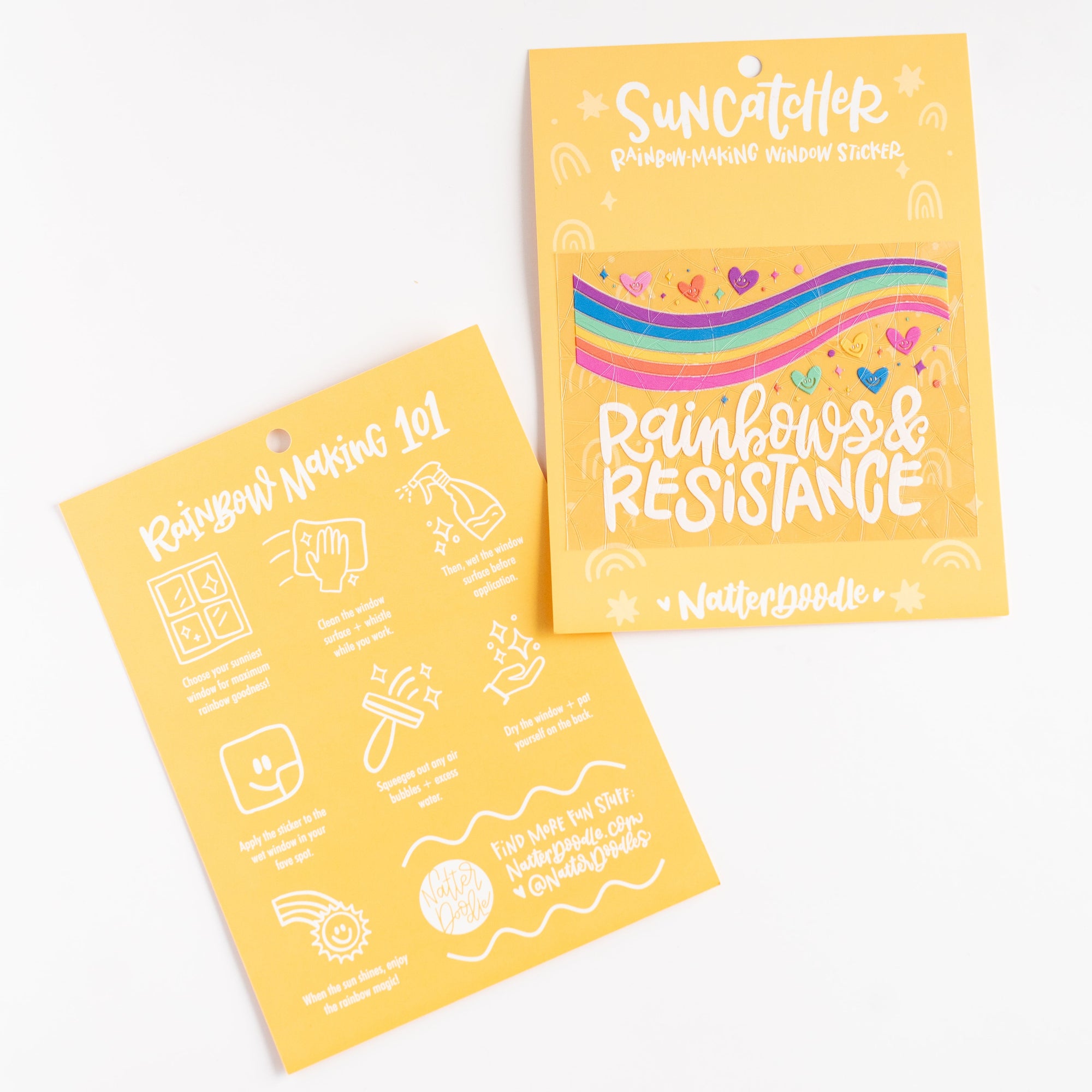 Rainbows and Resistance Suncatcher