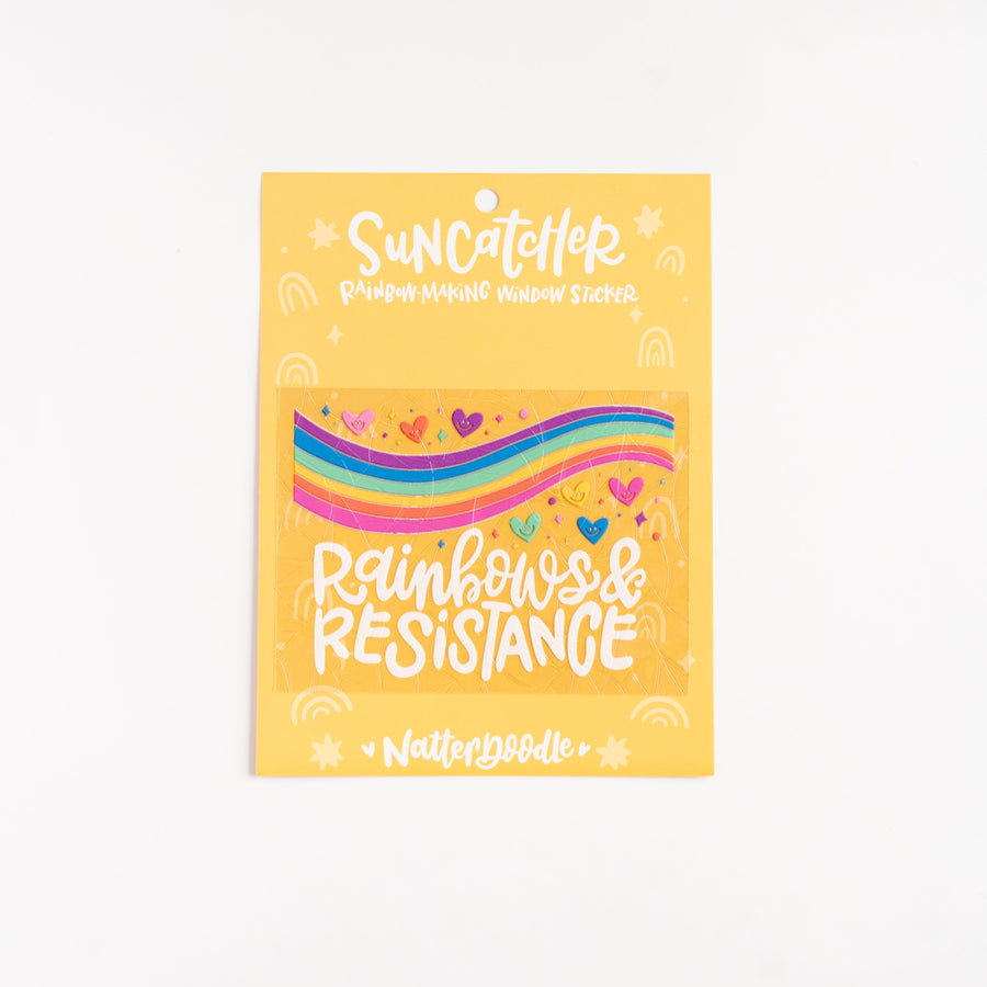 Rainbows And Resistance Suncatcher