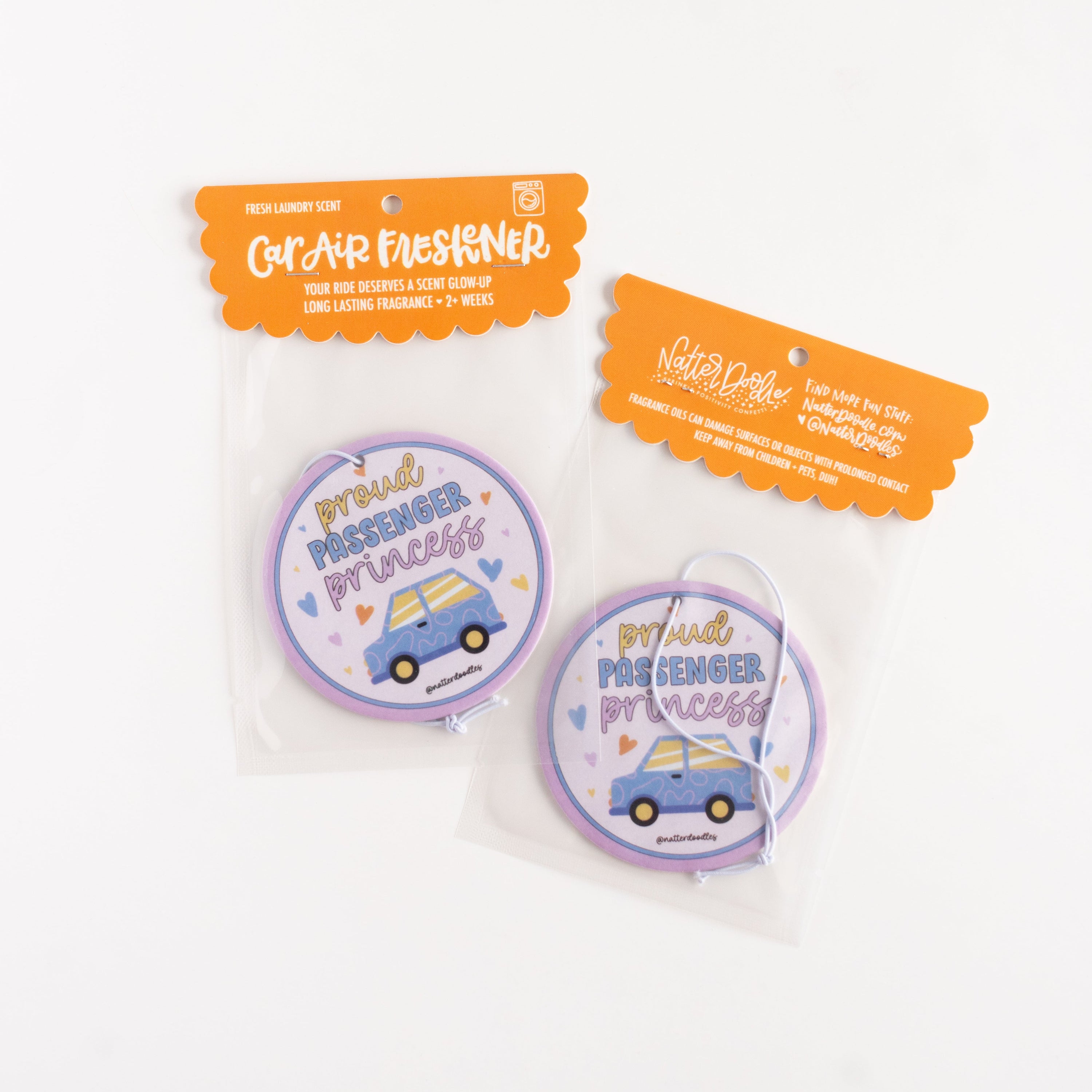 Proud Passenger Princess Car Air Freshener  – Fresh Laundry