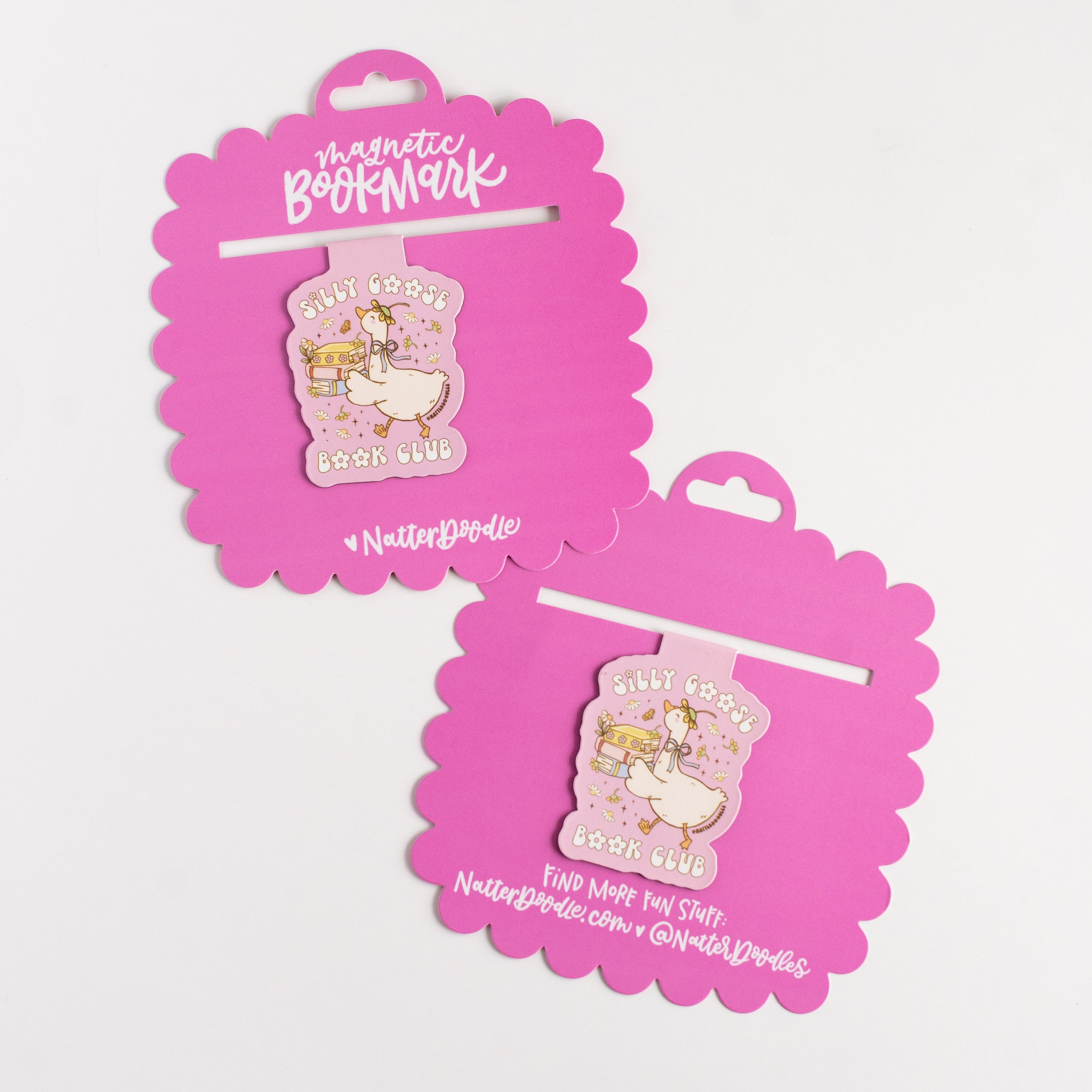 Silly Goose Book Club Magnetic Bookmark