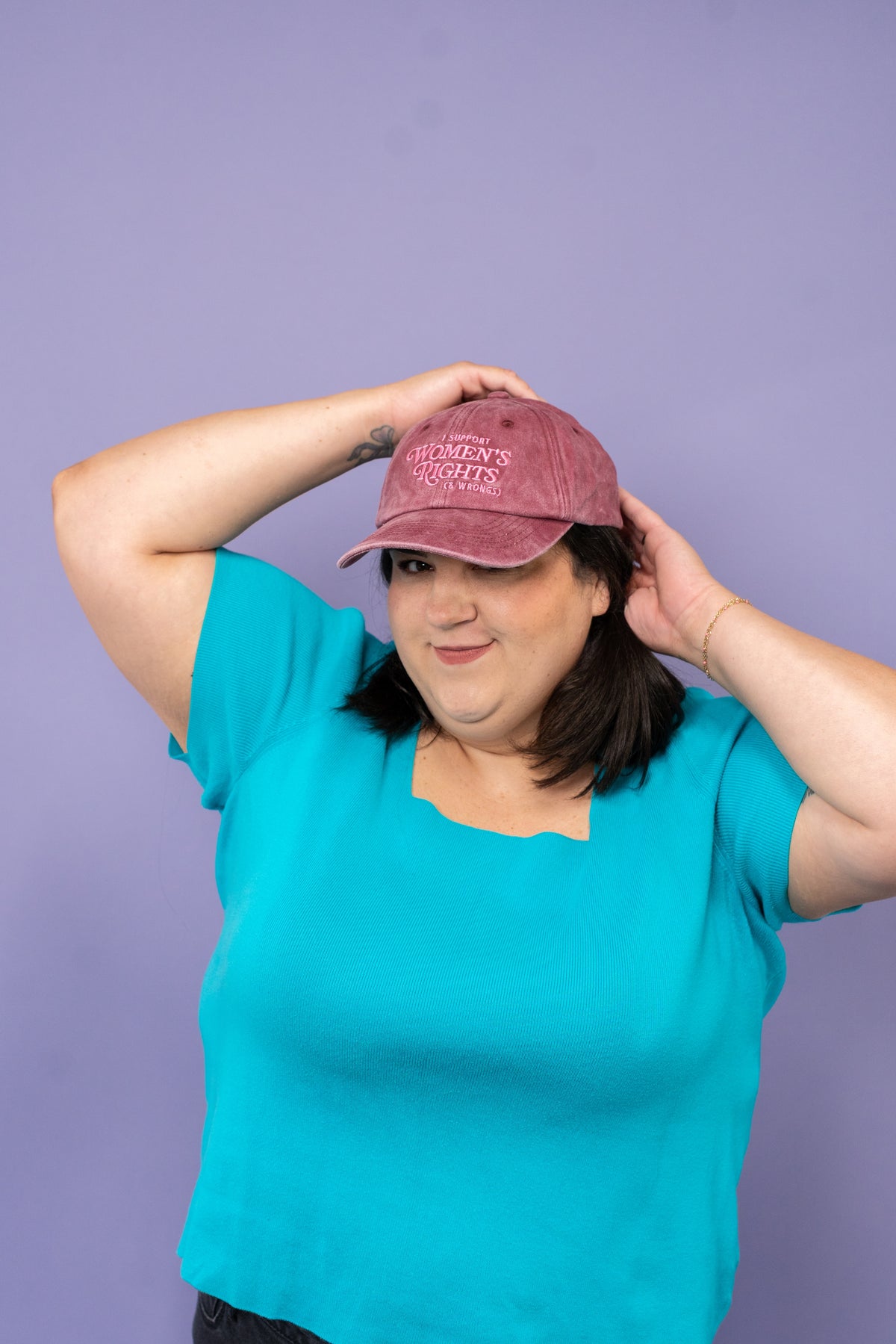 I Support Women’s Rights & Wrongs Dad Cap