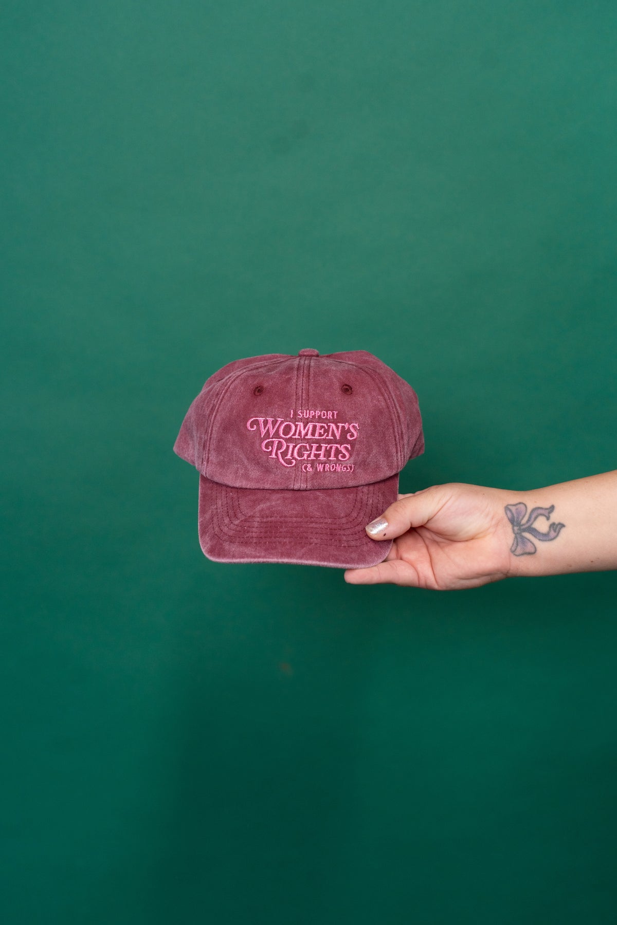 I Support Women’s Rights & Wrongs Dad Cap