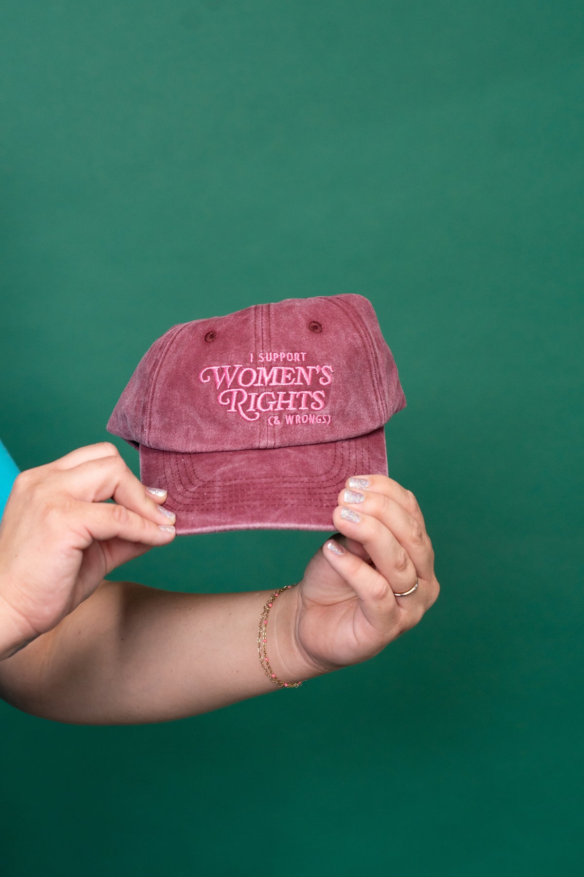 I Support Women’s Rights & Wrongs Dad Cap