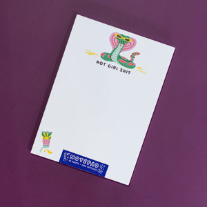 Hot Girl Shit Snake Notepad