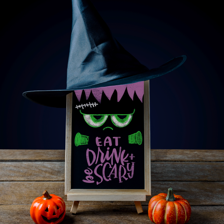 IN-PERSON: Hand Lettered Chalkboard Workshop - Halloween Edition - Columbus - October 5