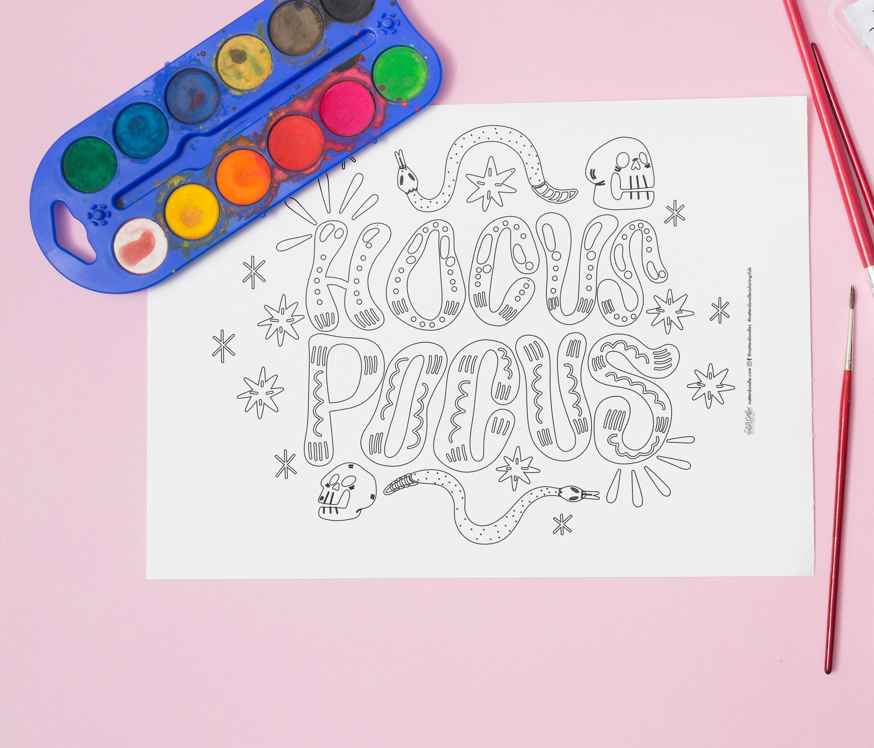 Mini & Young at Art Combo Coloring Club Subscription