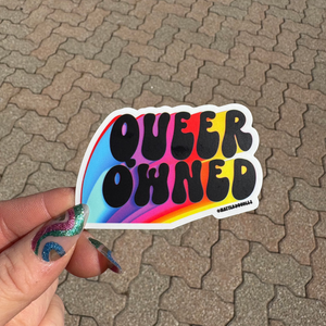 Queer Owned Sticker