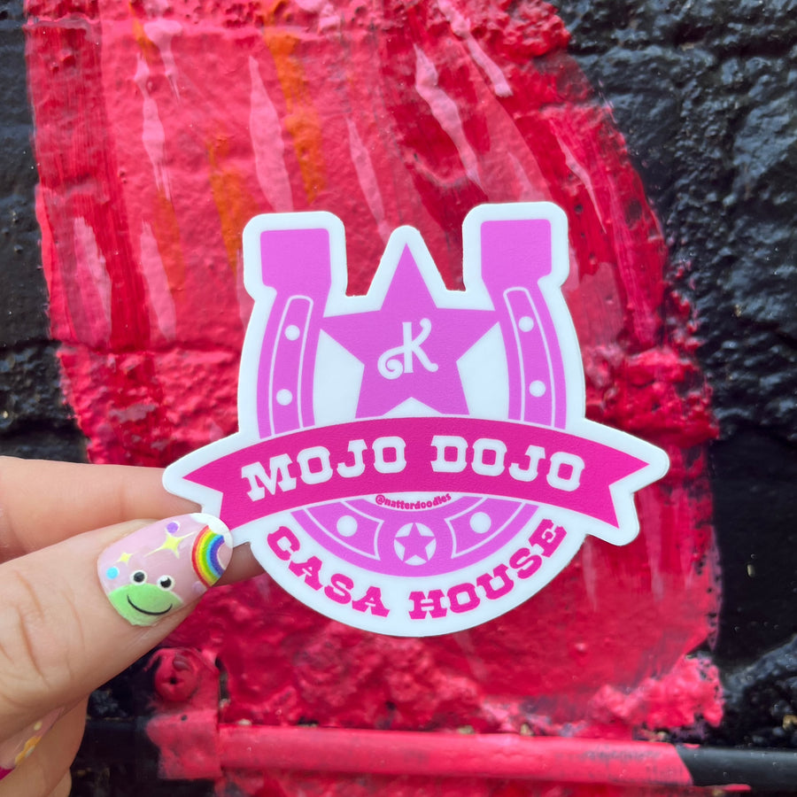 Ken's Mojo Dojo Casa House Sticker - Inspired by the Barbie Movie