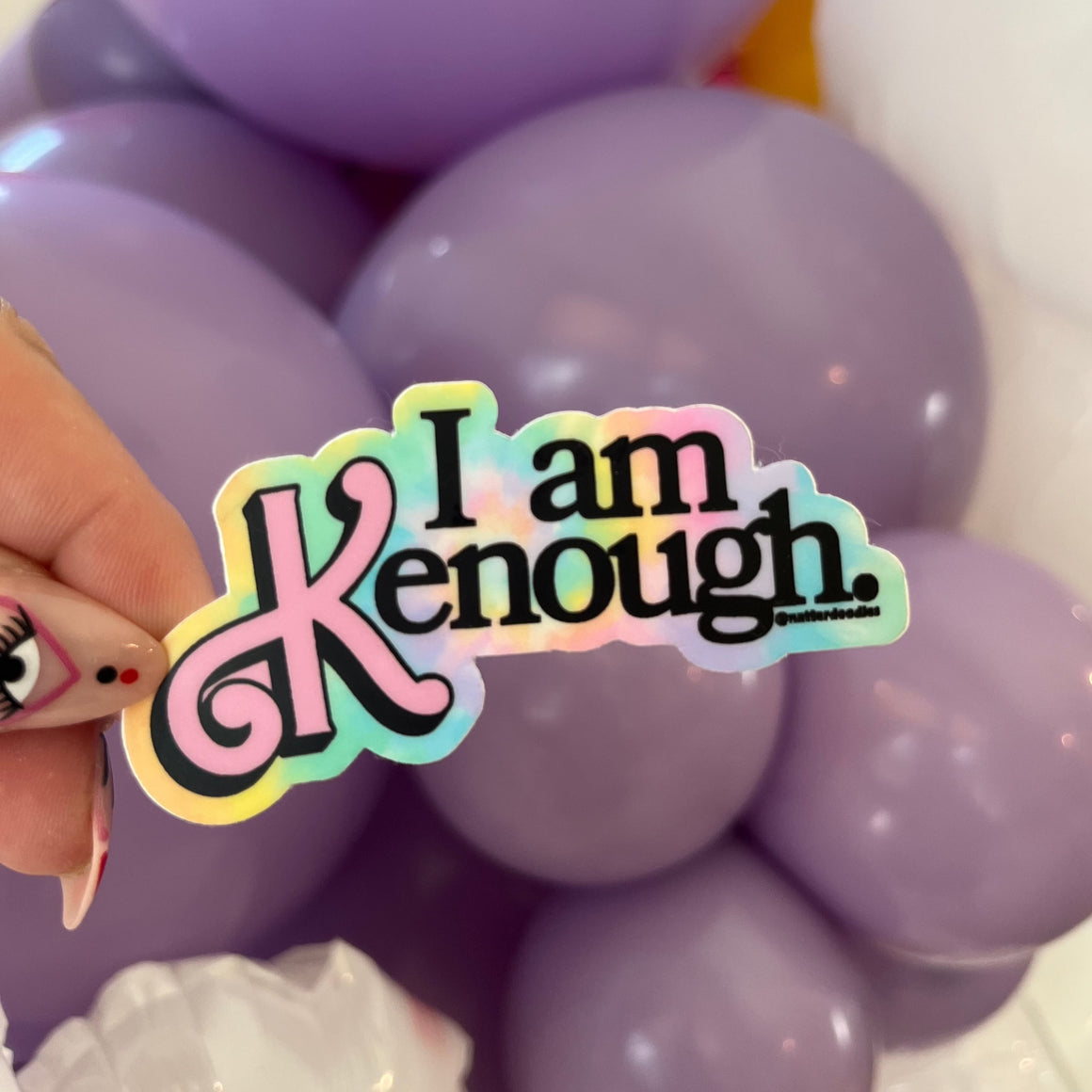 I Am Kenough Sticker - Inspired by the Barbie Movie