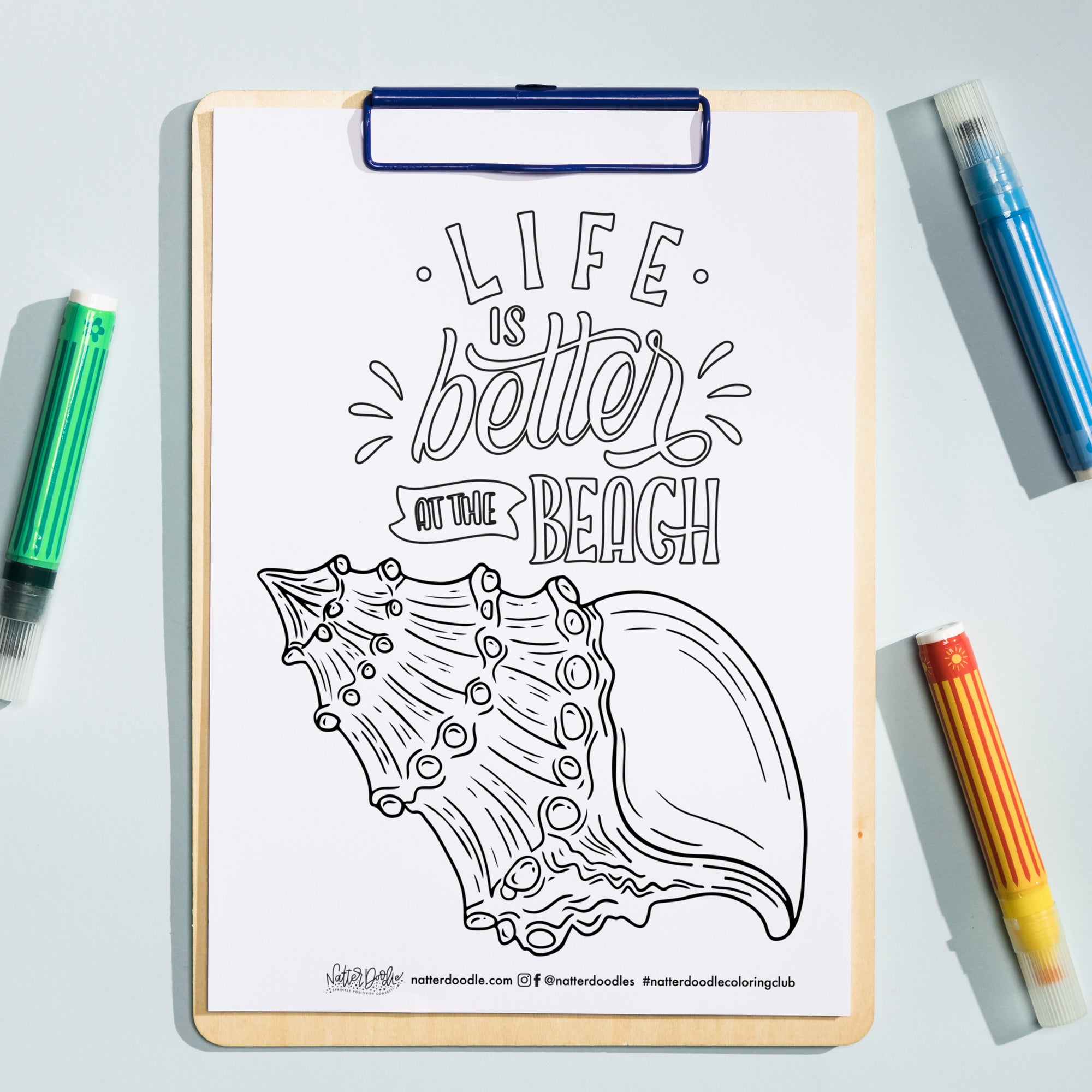 Mini & Young at Art Combo Coloring Club Subscription