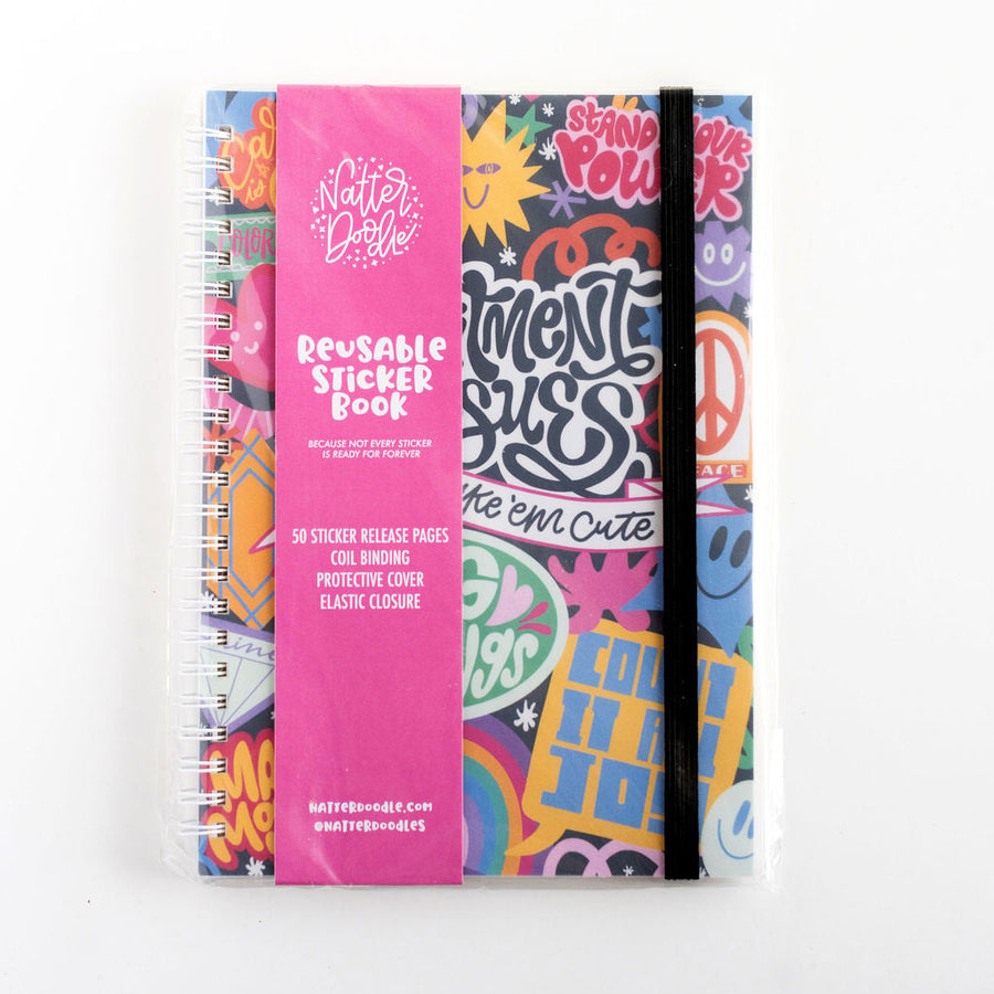 commitment issues sticker book cover

