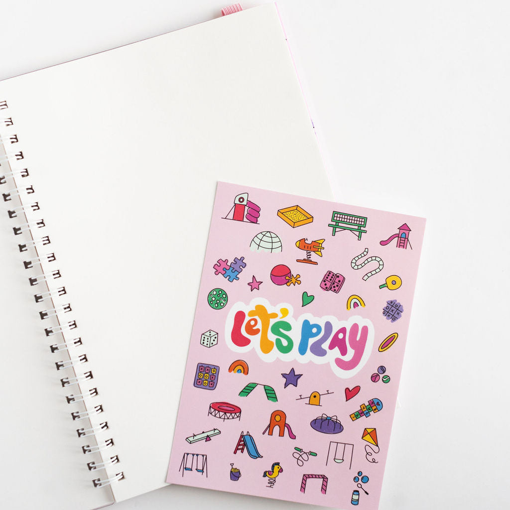 Open reusable sticker book