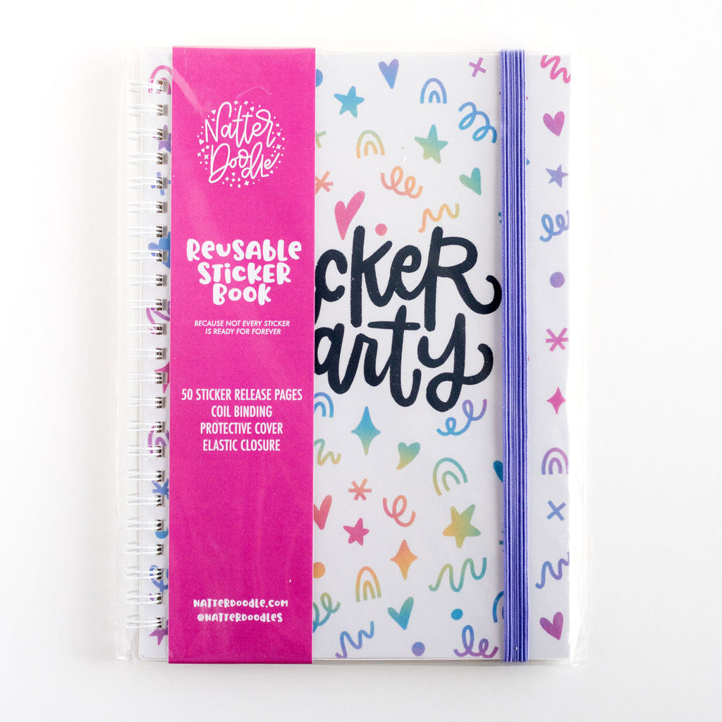 Sticker Party Reusable sticker Book in Packaging
