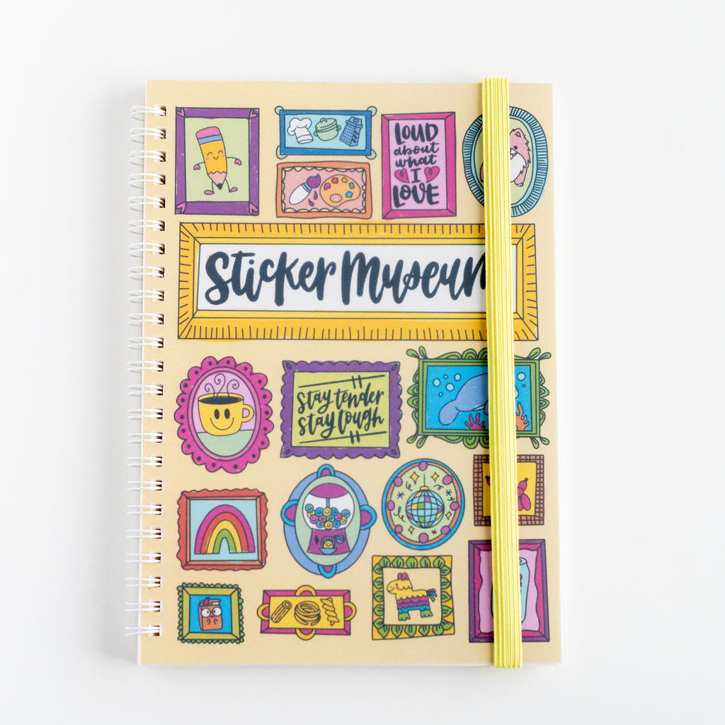 Sticker Museum Reusable Sticker Book