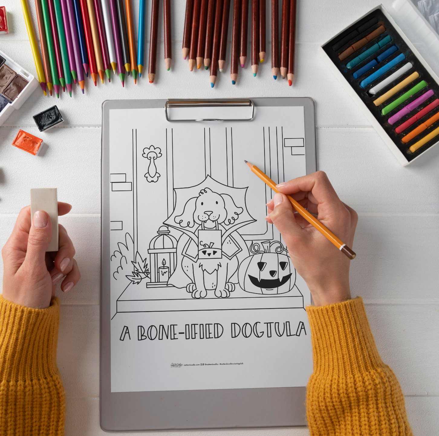 Mini & Young at Art Combo Coloring Club Subscription