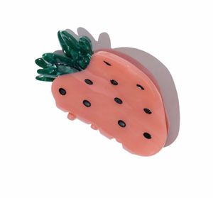 Pink Strawberry Punch Hair Claw Clip