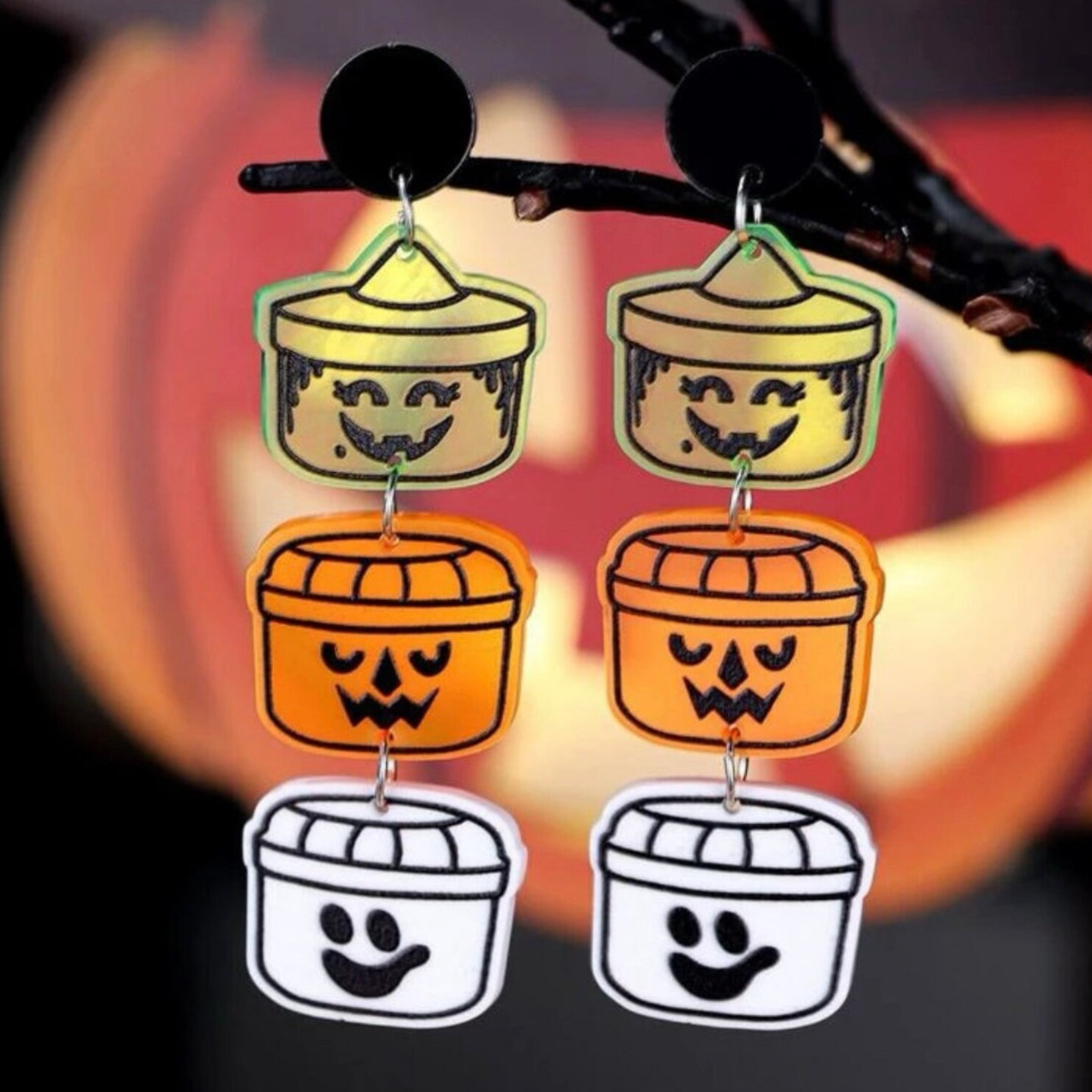 Haunted Happy Meal Earrings