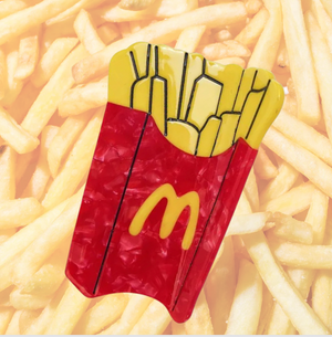 Eyes on the Fries Hair Claw - Inspired by McDonalds