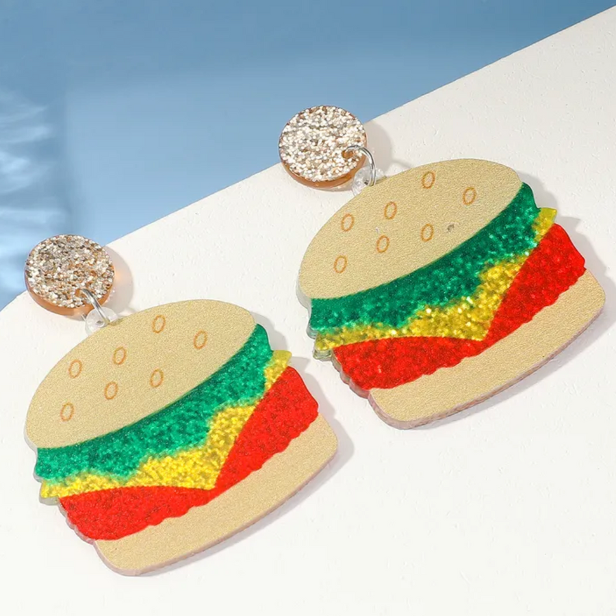 Bob's Burgers Hamburger Earrings