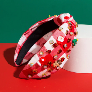 Have a Flannel-tastic Holiday Headband