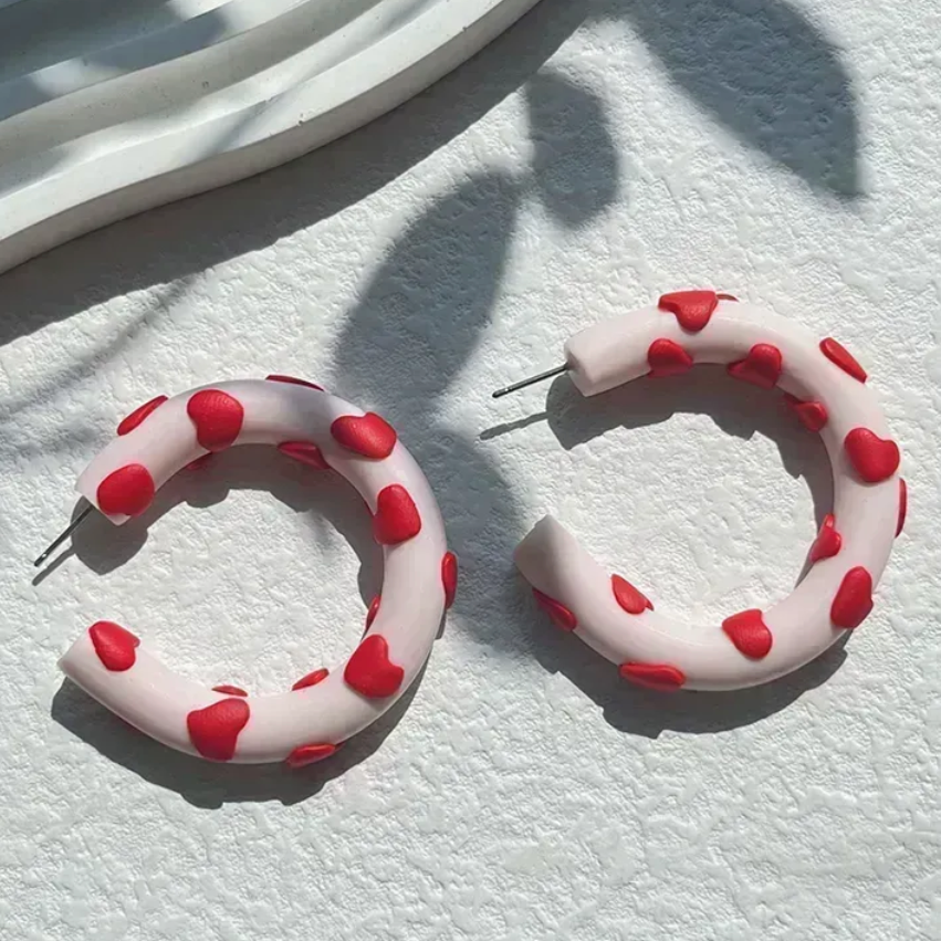 Cross My Heart & Hoop to Die Valentine's Earrings