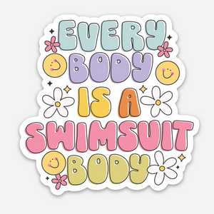 Every Body is a Swimsuit Body Sticker
