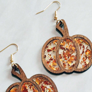 Pumpkin-razzi Fall Earrings