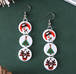 Slice & Bake Christmas Cookie Earrings