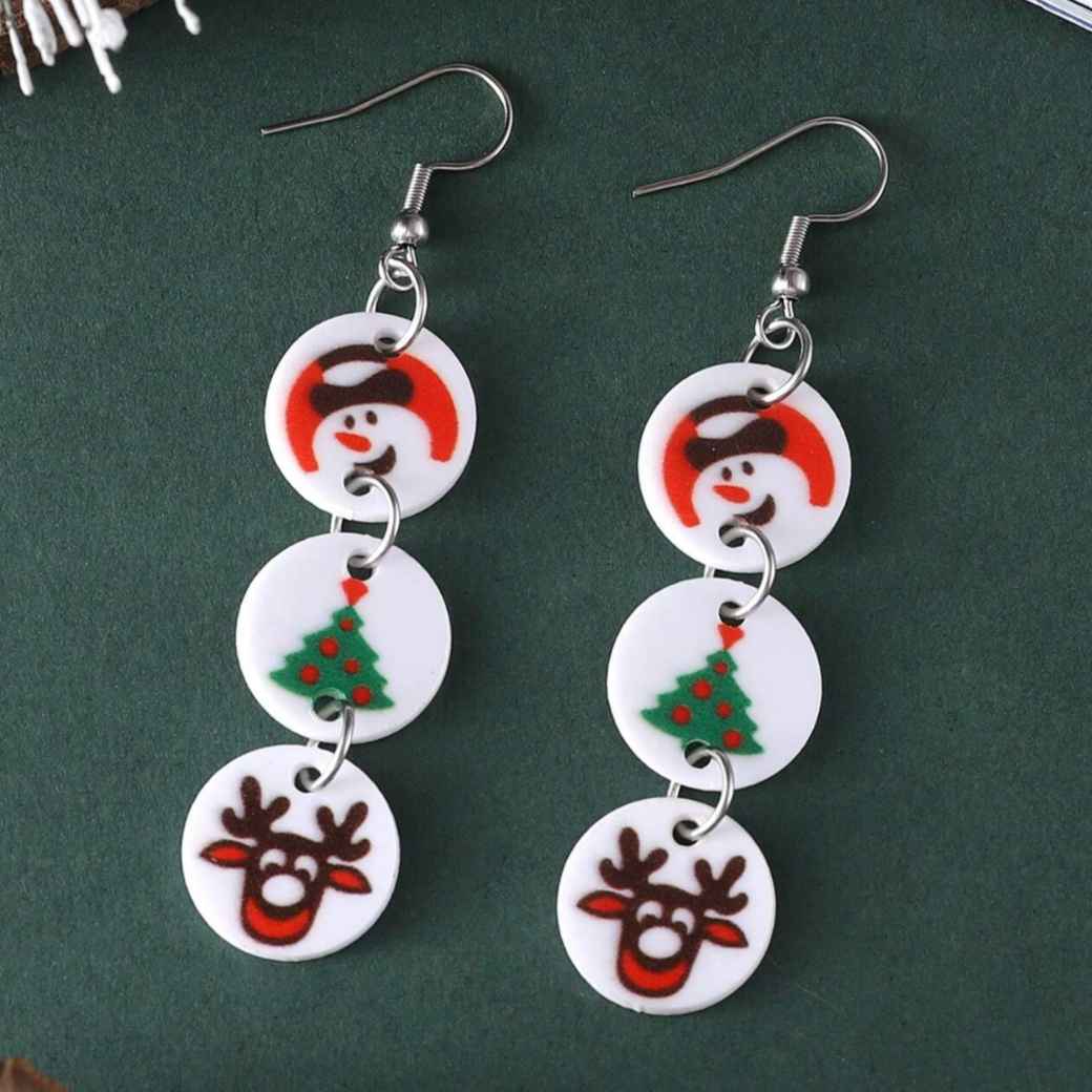 Slice & Bake Christmas Cookie Earrings