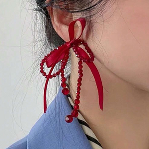 Tie One On Holiday Earrings