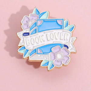 Book Lover Pin