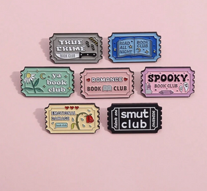 Spooky Book Club Enamel Pin