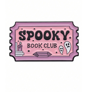 Spooky Book Club Enamel Pin