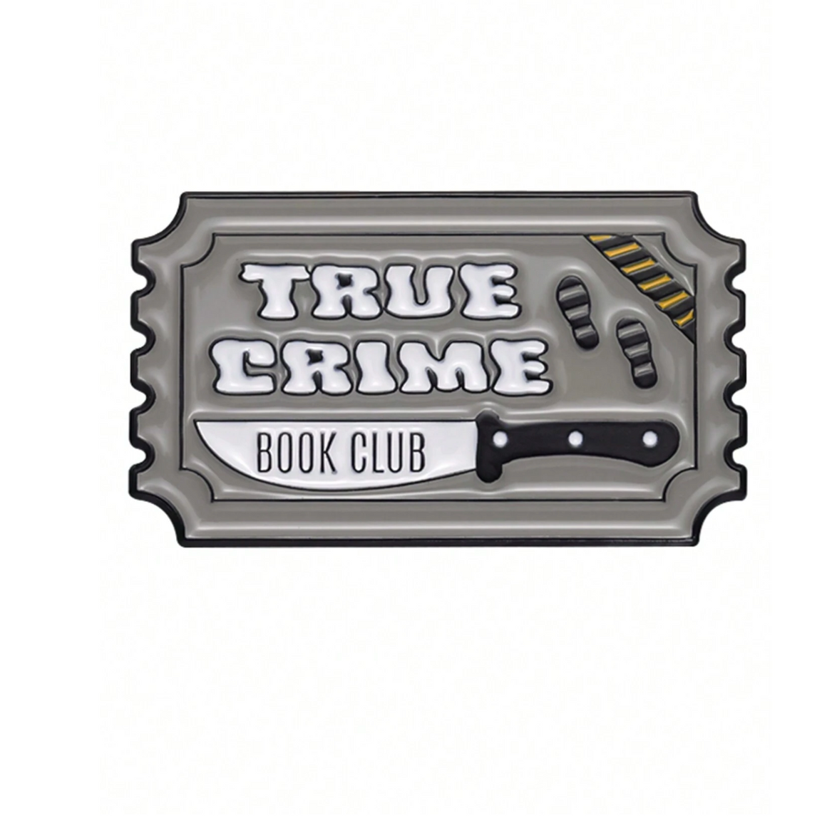 True Crime Book Club Enamel Pin