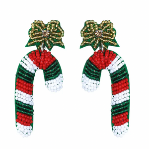 Sweet & Twisted Candy Cane Earrings