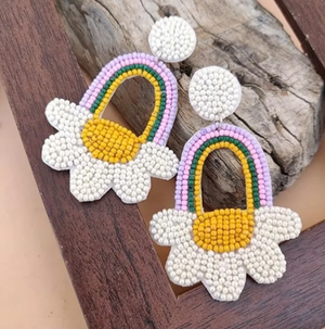 Daisy Me Rainbowing Earrings