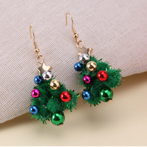 Spruce Things Up Christmas Tree Earrings