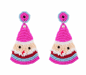 This Look Suits You Santa Earrings