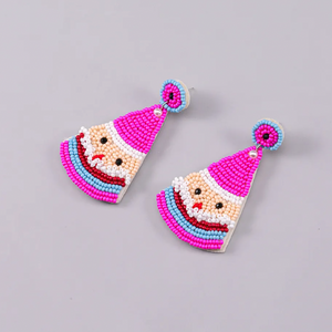 This Look Suits You Santa Earrings