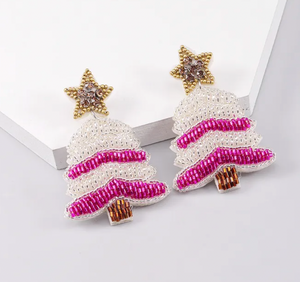 Thick & Sprucy Christmas Tree Earrings