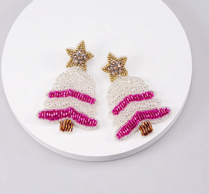 Thick & Sprucy Christmas Tree Earrings